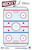 Action Target GSHOCKEY100 Entertainment  Hockey Paper Hanging 23" x 35" Blue/White 100 Per Box