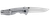 S.O.G SOG14180157 Flash FL 3.40" Folding Drop Point Plain Satin 4116 Stainless Steel Blade/Silver Stainless Steel Handle Includes Pocket Clip