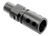 CMMG 57DA5BE Flash Hider  Black Steel with M12x1 LH Threads for 5.7x28mm FN PS90