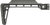 Midwest Industries MIMINF Minimalistic Fixed Stock Black 6061 Aluminum Fixed