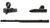 XS Sights ML10095 Marlin Optic Mounts & Ghost Ring Sight Sets  Black Anodized Aluminum/Steel Fits Marlin 1894 Lever Action