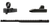 XS Sights ML10095 Marlin Optic Mounts & Ghost Ring Sight Sets  Black Anodized Aluminum/Steel Fits Marlin 1894 Lever Action