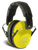 Walker's GWPFPM1YL Pro Low Profile Passive Muff 22 dB Over the Head Black/Yellow Polymer