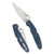 SPYDERCO POLICE 4 LTWT 4.38" BLU/SLV