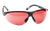 Walker's GWPXSGLVER Sport Glasses Elite Adult Vermilion Lens Polycarbonate Black Frame