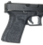 Talon Grips EV02R Adhesive Grip  Textured Black Rubber, Fits Compact Glock Gen 5 (19, 23, etc.)