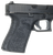 Talon Grips EV02R Adhesive Grip  Textured Black Rubber, Fits Compact Glock Gen 5 (19, 23, etc.)