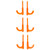 FSDC CHAMBER FLAG RIFLE ORG 6PK