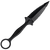 Cold Steel CS92FR FGX Ring Dagger 3.50" Fixed Serrated Dagger Black Griv-Ex Blade/Black w/Molded Ring Griv-Ex Handle