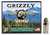 Grizzly Ammo GC357S2   357Sig 90gr Jacketed Hollow Point 20 Per Box/10 Case