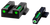 HiViz 9EZN321 LiteWave H3 Sight Set for S&W 9EZ Green Tritium White Outline Front Sight-Green Fiber Optic Rear Sight