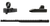XS Sights ML10085 Marlin Optic Mounts & Ghost Ring Sight Sets  Black Anodized Aluminum/Steel Fits Marlin 336 Lever Action
