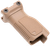 Strike Industries ARCMAGRAILLFDE Angled Vertical Grip Long Flat Dark Earth Polymer with Cable Management Storage for Picatinny Rail