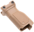 Strike Industries ARCMAGRAILLFDE Angled Vertical Grip Long Flat Dark Earth Polymer with Cable Management Storage for Picatinny Rail
