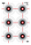 Birchwood Casey 37063 EZE-Scorer  Bullseye Paper 12" x 18" Black/White Pkg of 100