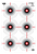 Birchwood Casey 37063 EZE-Scorer  Bullseye Paper 12" x 18" Black/White Pkg of 100