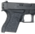 Talon Grips EV04R Adhesive Grip  Textured Black Rubber, Fits Glock 42/43