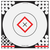 Birchwood Casey 34195 Shoot-N-C Reactive Target Self-Adhesive Paper Black/Red/White 17.25" Bullseye 5 Pack