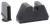 AmeriGlo GL470 Optic Compatible Sight Set for Glock  2XL Tall Serrated Front Sight- Black Rear Sight