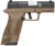 Diamondback DB0300P061 AM2  Sub-Compact Frame 9mm Luger 17+1, 3.50" Stainless Steel Barrel, Black Nitride Serrated Stainless Steel Slide, Flat Dark Earth Polymer Frame w/Picatinny Rail & Polymer Grip