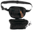 Bulldog BD850 Fanny Pack Small Handgun Holster Black Water-Resistant Nylon, Fits Up To 50" Waist, Ambidextrous