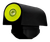 XS Sights RV0003N3Y Big Dot Revolver Front Sight- Smith & Wesson  Black | Green Tritium Yellow Outline Front Sight