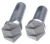 Tyrant CNC TDAR15TPGREY Takedown Pins Enhanced AR-15 Grey Aluminum