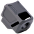 Faxon Firearms FFPACOMPSSG02 EXOS-533 Compensator Black Nitride 6061 Aluminum 1/2"x28 Threads 1.218" OAL Compatible w/ Glock 43X/48