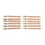 BRONZE RIFLE BORE BRUSH, 6.5MM, 8-32M, 12 PACK