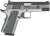 Springfield Armory PX9218L 1911 Emissary 45 ACP 8+1 4.25" Bull Barrel, Stainless Steel Frame w/Beavertail , Tri-Top Cut Blued Carbon Steel Slide, Black VZ Thin-Line G10 Grip
