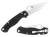 Spyderco C81GPLE2 Para Military 2  3.42" Folding Plain Satin CPM S45VN SS Blade Black Textured G10 Handle Left Hand Includes Pocket Clip