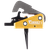 Timney Triggers 670ST Competition Trigger  Single-Stage Straight Trigger with 4 lbs Draw Weight & Black/Gold Finish for AR-10