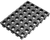 Magpul MAG1502-BLK DAKA Grid Organizer Replacement Black Polypropylene