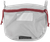 Vertx VTX5200AGYNA Overflow Pouch Medium Size made of White Nylon with Mesh & Red Accents, YKK Zipper & Durable Hook Back Panel 5" W x 7.25" H Dimensions
