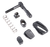 Strike Industries ARMMR Modular Magazine Release made of Steel with Polymer Button & Black Finish for AR-Platform