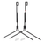 Viking Solutions VKSVGK004 Adjustable Target Stand  Black Steel