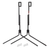 Viking Solutions VKSVGK004 Adjustable Target Stand  Black Steel