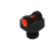 TruGlo TG954CR StarBrite Deluxe Bead  Black | Red Fiber Optic Front Sight 5-40" Threads