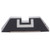 FIXED REAR SIGHT 6.5MM FOR GLOCK BLACK W/WHITE OUTLINE