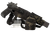 Cole-tac VWX110 Varmint Wrangler XL Pistol Holder Chest MultiCam Black Left Hand