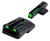 TruGlo TG131NT2 TFO  Green/Tritium/Fiber Optic Front Sight-Green/Tritium/Fiber Optic Rear Sight 1911 Government