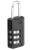 Master Lock 646D Combination Lock  Open With Combination Black Steel