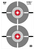 Birchwood Casey 37061 EZE-Scorer  Bullseye Paper Target 12" x 18" 100 Per Pack