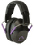 Walker's GWPFPM1BKPU Pro Low Profile Passive Muff 22 dB Over the Head Black/Purple Accent Polymer