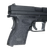 Talon Grips 203R Adhesive Grip  Textured Black Rubber for Springfield XD Subcompact 9,40