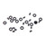 LUCKY 13 BLACK EXTRACTOR INSERT & VITON O-RING 13 PK