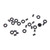 LUCKY 13 BLACK EXTRACTOR INSERT & VITON O-RING 13 PK