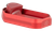 Cross Armory CRGFMWRD Flared Magwell  Compatible w/Glock Gen1-3 Red Anodized Aluminum