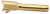 True Precision Inc TPP365XLBXG Sig  9mm Luger 3.70" Fluted Gold TiN Stainless Steel, Fits Sig P365XL/P365X-MACRO