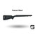 EAGLE LONG ACTION RIGHT HAND RIFLE STOCK PAINTED BLACK